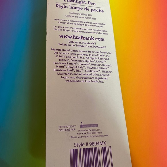 COPY - Lisa Frank Flashlight Pen - Picture 4 of 4